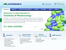 Tablet Screenshot of apigenex.com
